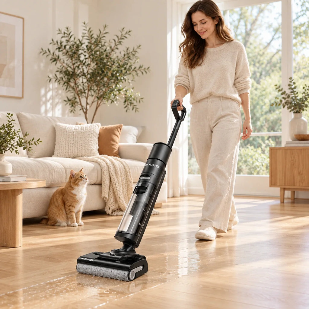 Maxlager S7 Pro – Cordless Vacuum Mop – Self-Cleaning & Up to 50 Minutes of Runtime