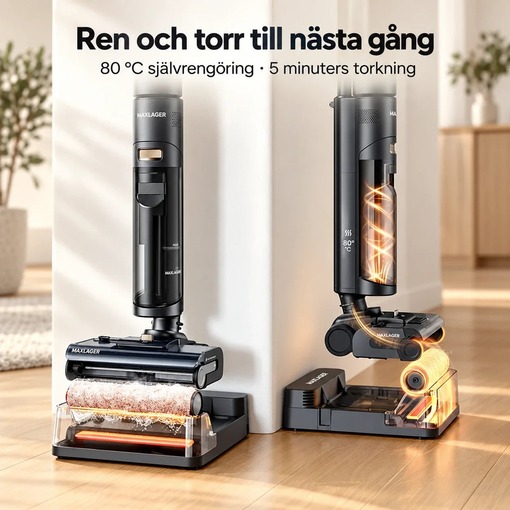 Maxlager S7 Pro – Cordless Vacuum Mop – Self-Cleaning & Up to 50 Minutes of Runtime