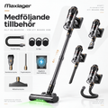 Maxlager V30 Pro – Cordless Vacuum Cleaner 800 W, 75 kPa & Up to 95 Minutes of Runtime